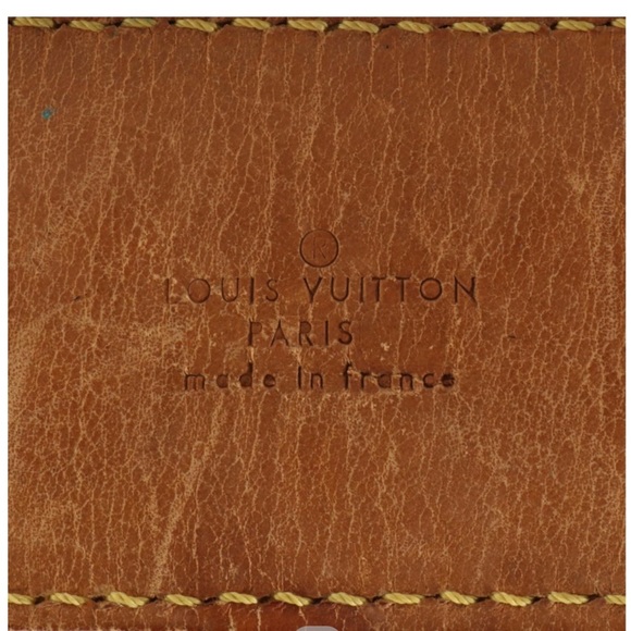 Auth Louis Vuitton Kleber Travel Bag in Monogram w/Vachetta Leather 1989 France - Picture 9 of 15